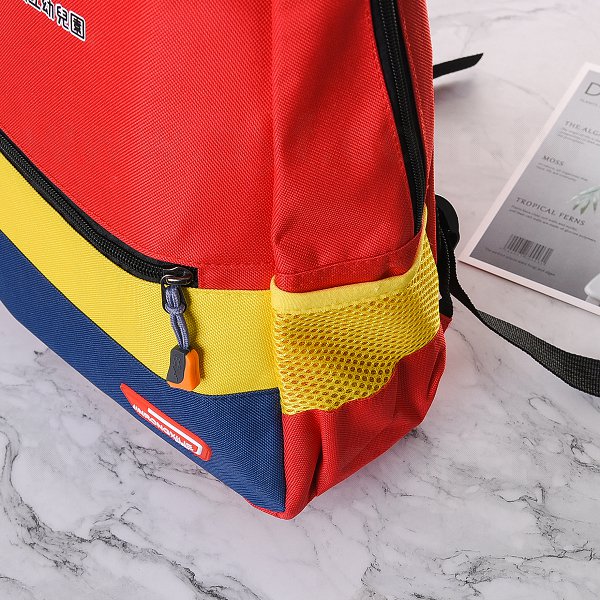 童趣撞色後背包