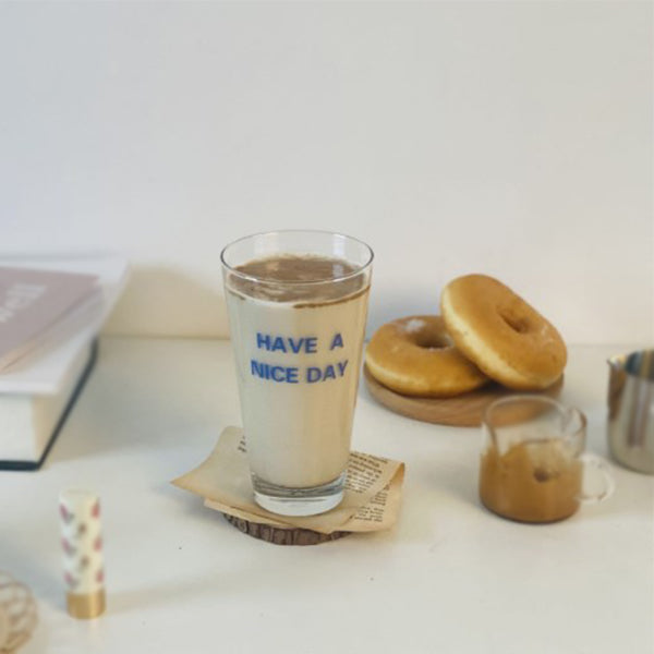 450ml美式寬口玻璃杯