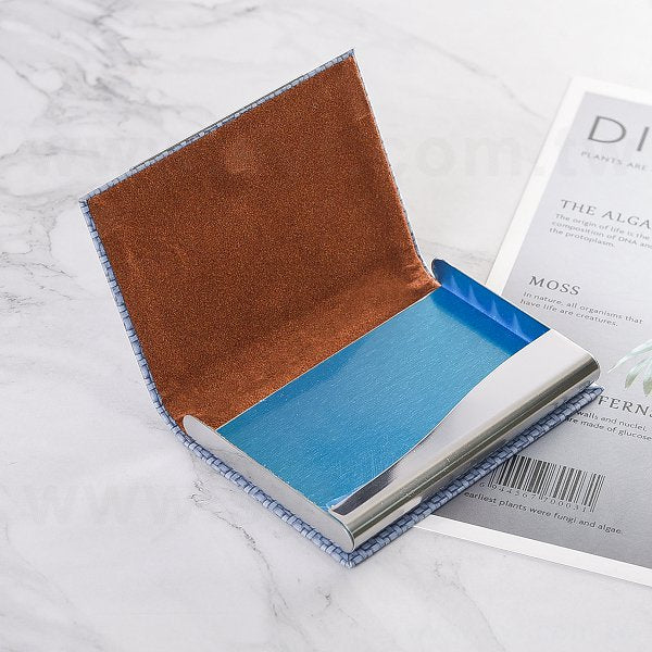 編織名片盒-不鏽鋼名片夾