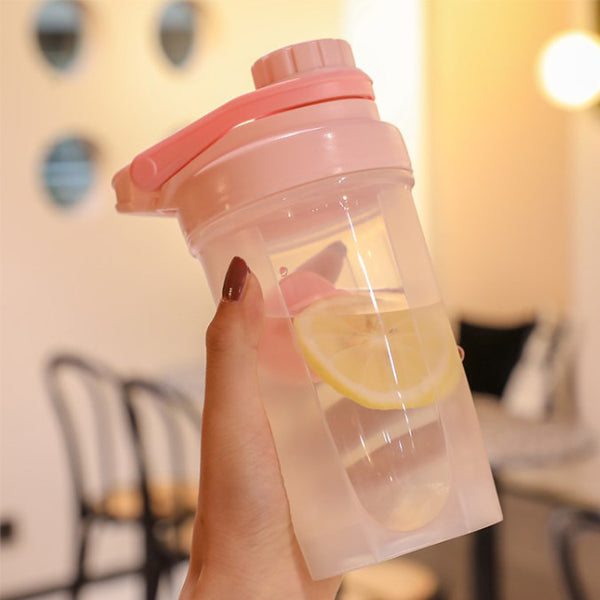 500ml粉嫩色運動搖搖水杯