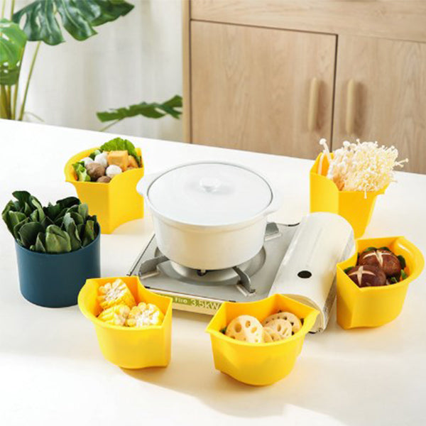 可旋轉雙層蔬果拼盤瀝水籃