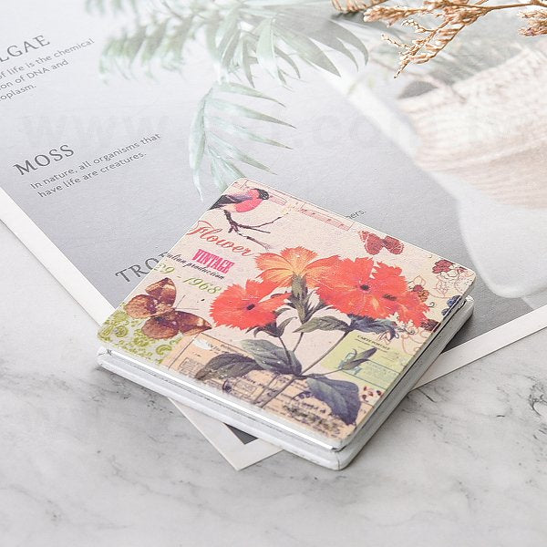 方型ABS雙面化妝鏡