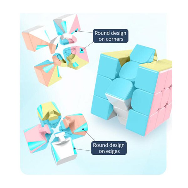 馬卡龍色系三階魔術方塊