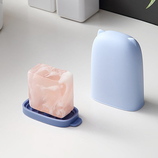 便攜式矽膠防水肥皂盒