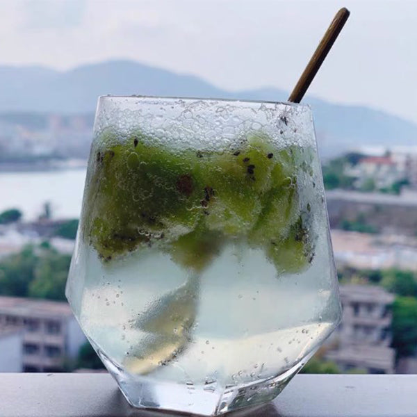六角玻璃杯