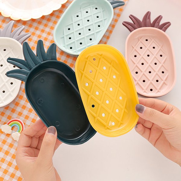 北歐個性鳳梨造型肥皂盒