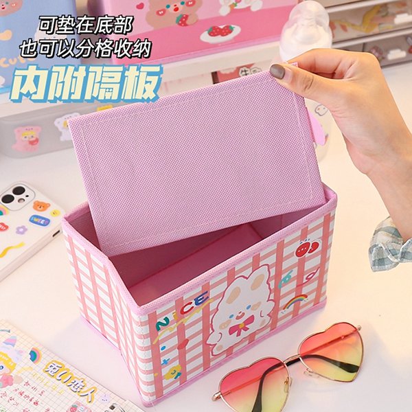 可摺疊不織布收納盒