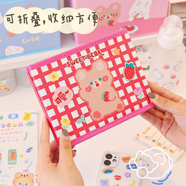 可摺疊不織布收納盒