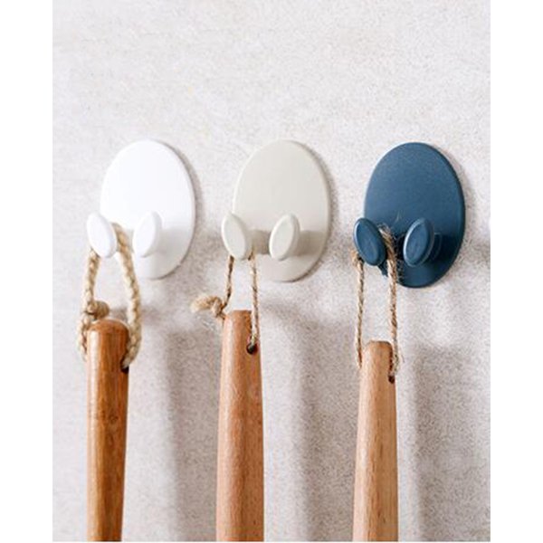 居家黏貼式多功能強力掛勾2入