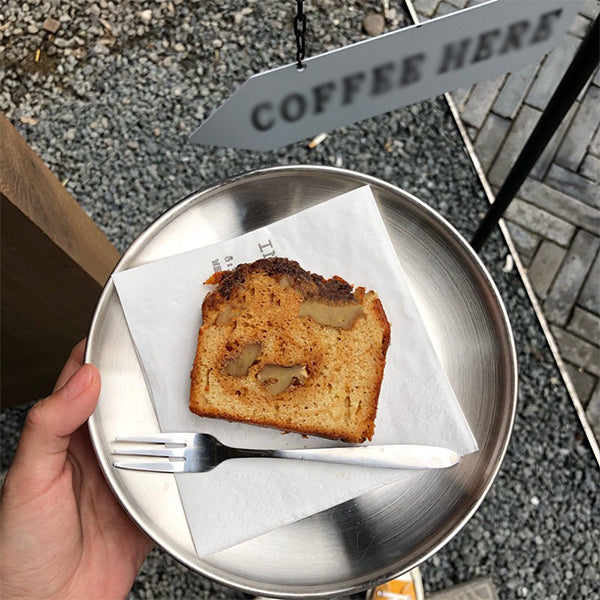 14cm不鏽鋼點心盤