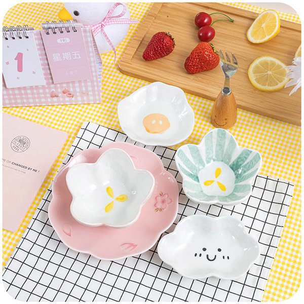 創意造型陶瓷醬料碟