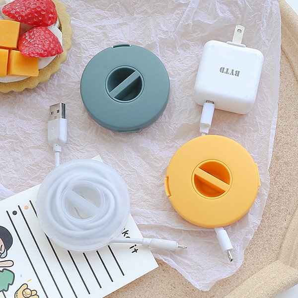 圓形PP捲線收納盒