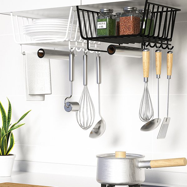 櫥櫃下掛架置物收納架