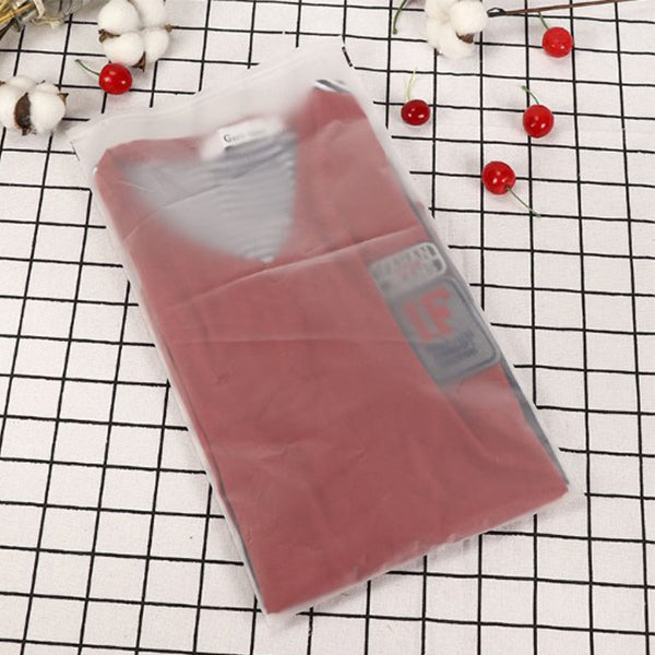 CPE磨砂服裝包裝自黏袋