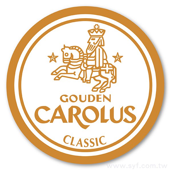 圓形_極黏銅版貼紙