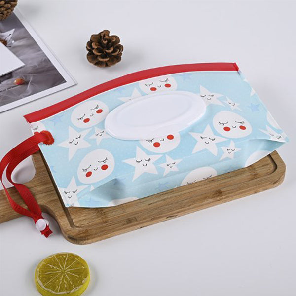 翻蓋式濕紙巾收納袋