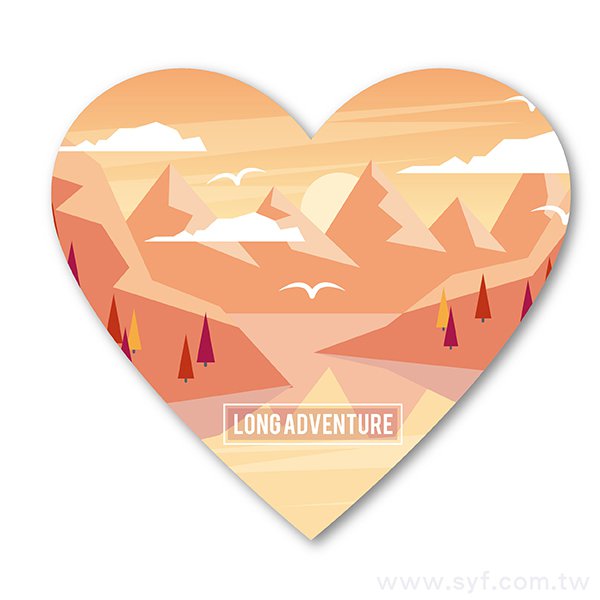 心形超黏銅版貼紙