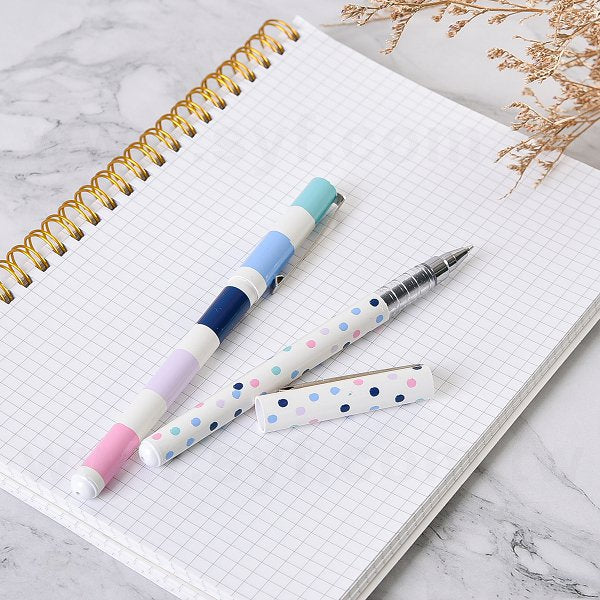 彩印塑料筆桿中性筆