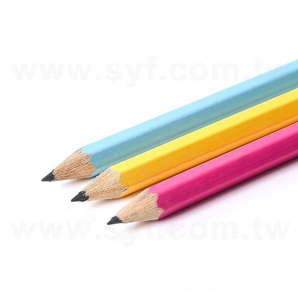 鉛筆-盒裝3入六角橡皮擦頭印刷筆桿禮品