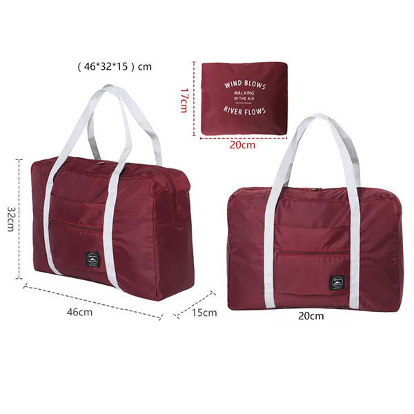 防水尼龍可摺疊旅行袋