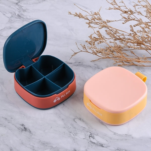 便攜式撞色藥盒