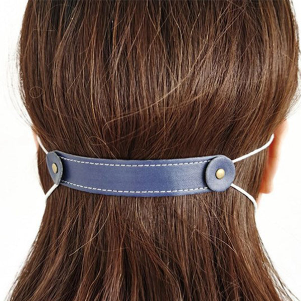 皮革口罩掛鉤防勒減壓帶