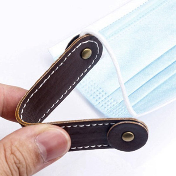 皮革口罩掛鉤防勒減壓帶