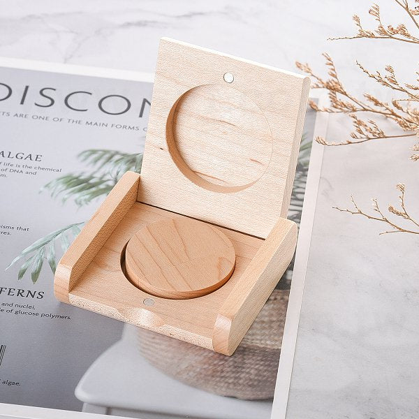 木質感掀蓋式木盒