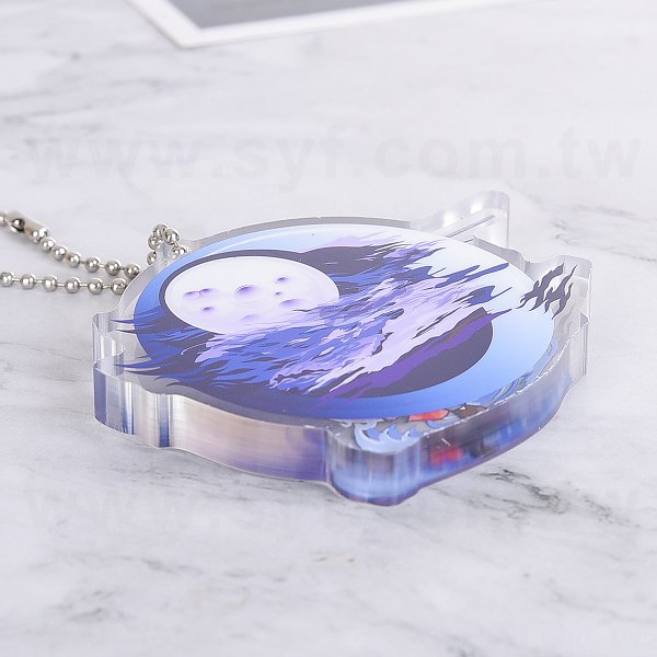 造型厚壓克力鑰匙圈