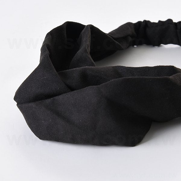 復古麂皮絨髮帶-交叉款