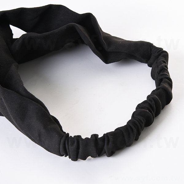 復古麂皮絨髮帶-交叉款