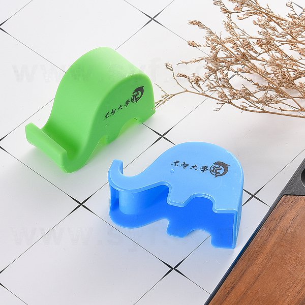 可愛大象塑膠手機架