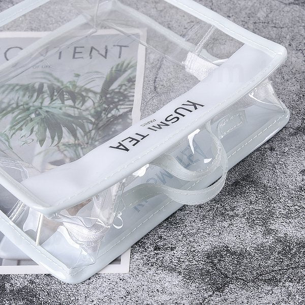 時尚風透明化妝包