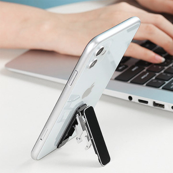 金屬超薄摺疊式手機背貼支架