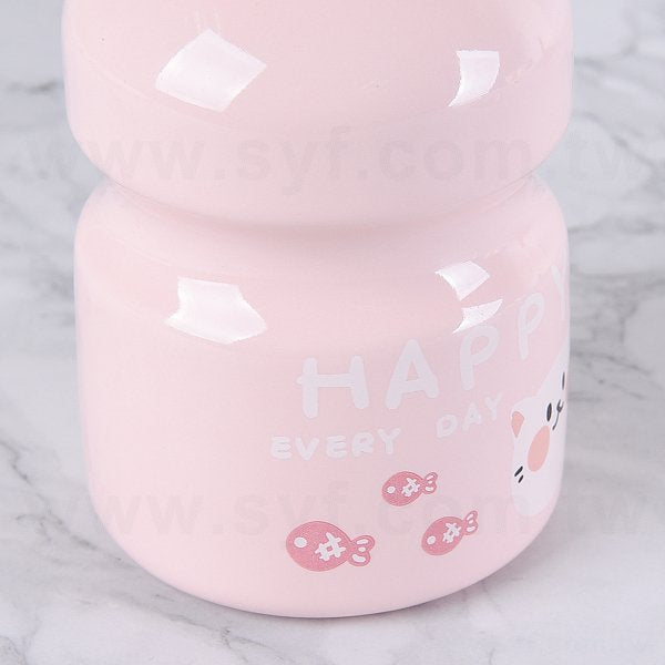 造型陶瓷吸管杯