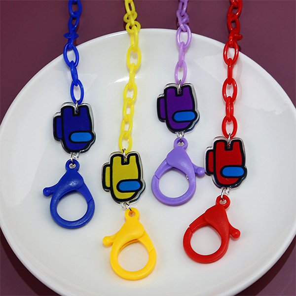 卡通彩色兒童口罩掛繩