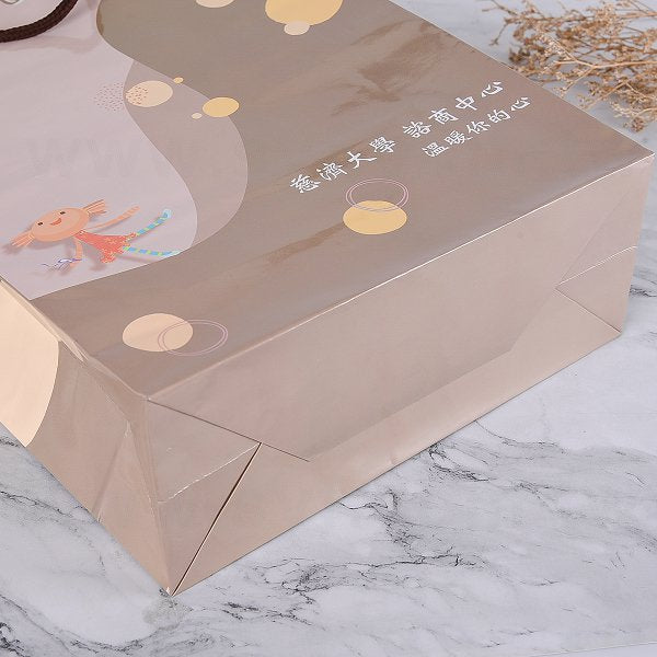 150P銅西紙袋-W26XH40.5XD10單面彩色印刷-學校專區-慈濟大學(同39GA-0011)