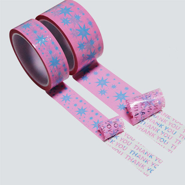 撕開留字防偽膠帶