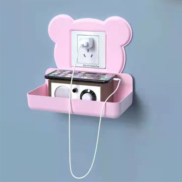 多功能開關插座掛壁收納置物架