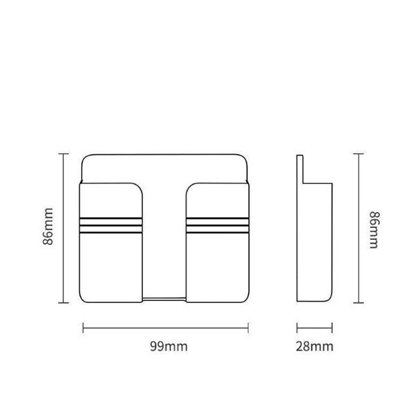 壁掛式多功能手機收納架