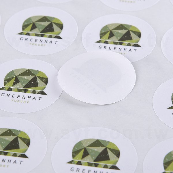 圓形超黏銅版貼紙