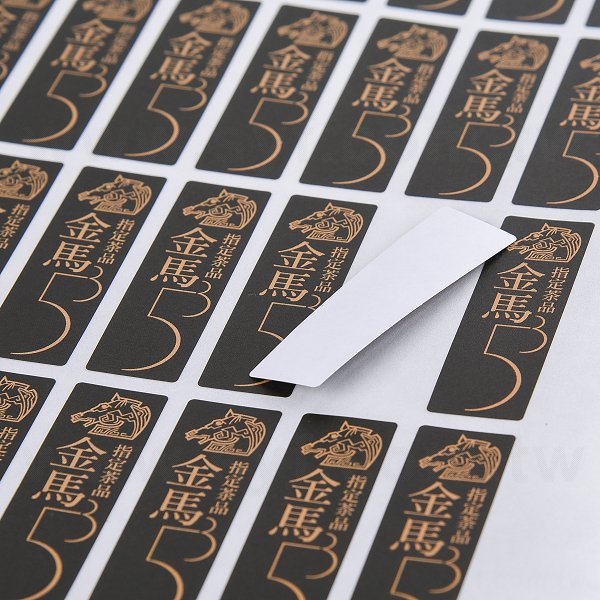 方形超黏銅版貼紙