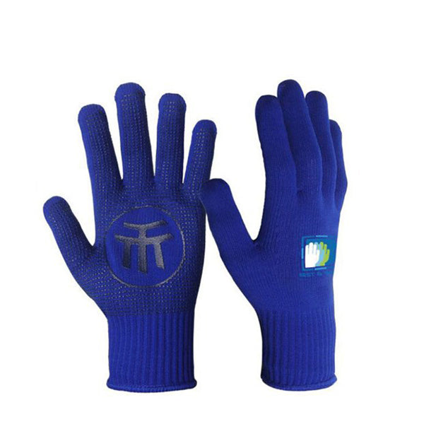 高彈涤綸針織點膠手套