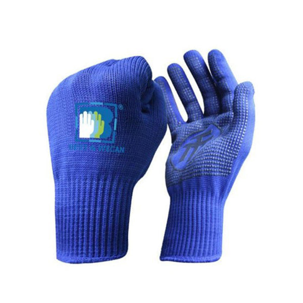 高彈涤綸針織點膠手套