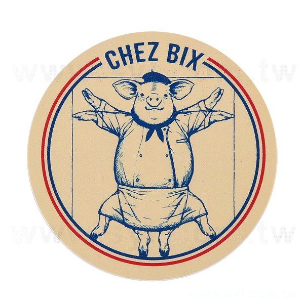 圓形超黏銅版貼紙