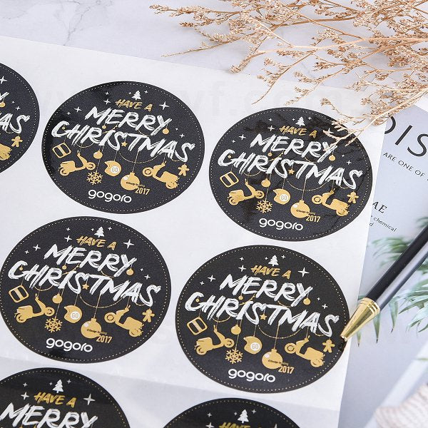 圓形亮面金屬貼紙(亮銀龍)+白墨70mm-貼紙彩色印刷(同33CA-0042)