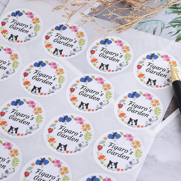 圓形超黏銅版貼紙