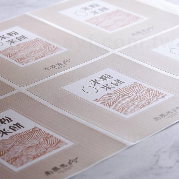 方形超黏銅版貼紙