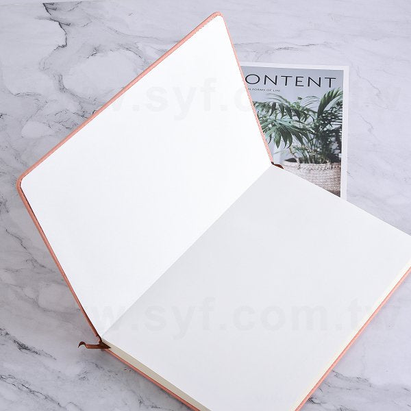 25K皮革精裝工商日誌/PU筆記本-可客製化內頁與LOGO