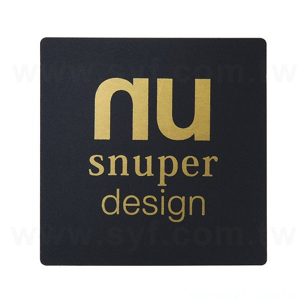 方形超黏銅版貼紙